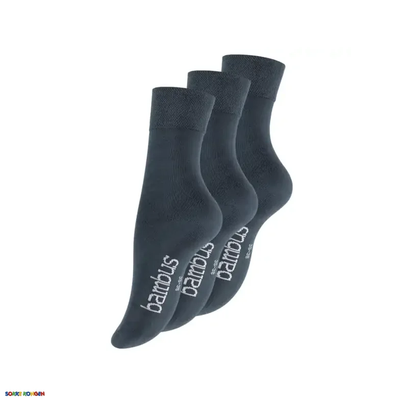 3 Par M�rke gr� bambus str�mper med forst�rket h�l og t�