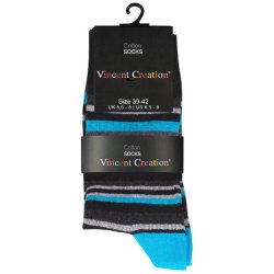 4 Par Vincent Creation Kvindestr�mper med striber