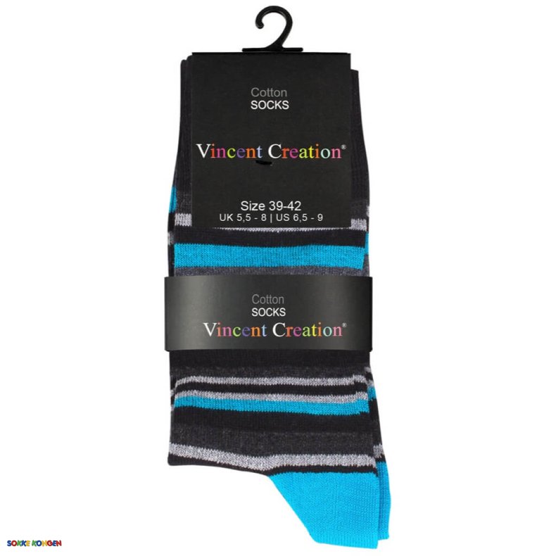 4 Par Vincent Creation Kvindestr�mper med striber