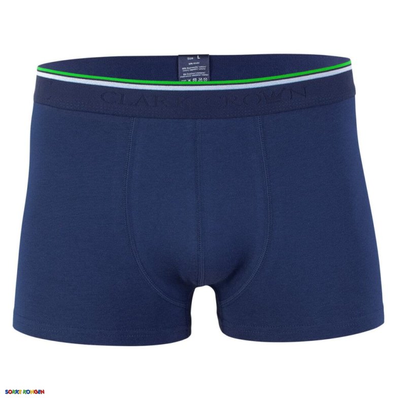 Bambus underbukser til herrer fra Clark Crown - Navy Bl�